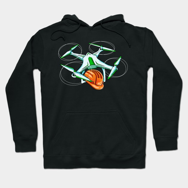 Drone #3 Made By Engineer Hoodie by Merch By Engineer
